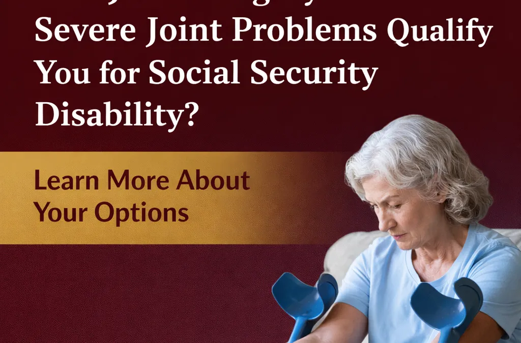 When Joint Surgery or Severe Joint Problems Qualify You for Social Security Disability
