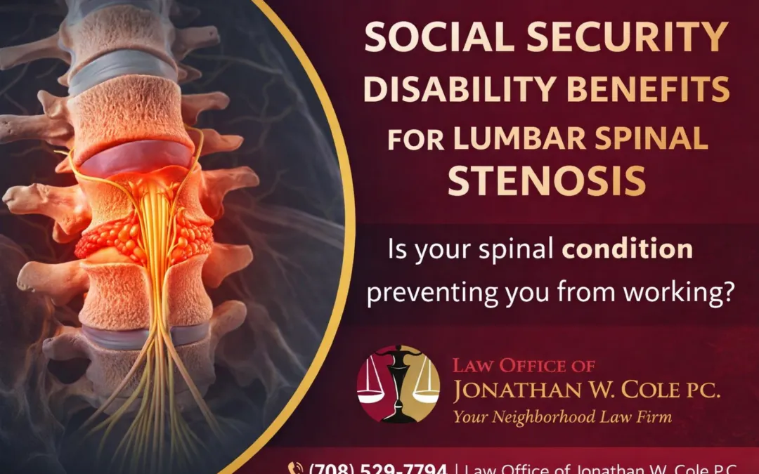 When Lumbar Spinal Stenosis Qualifies for Social Security Disability Benefits