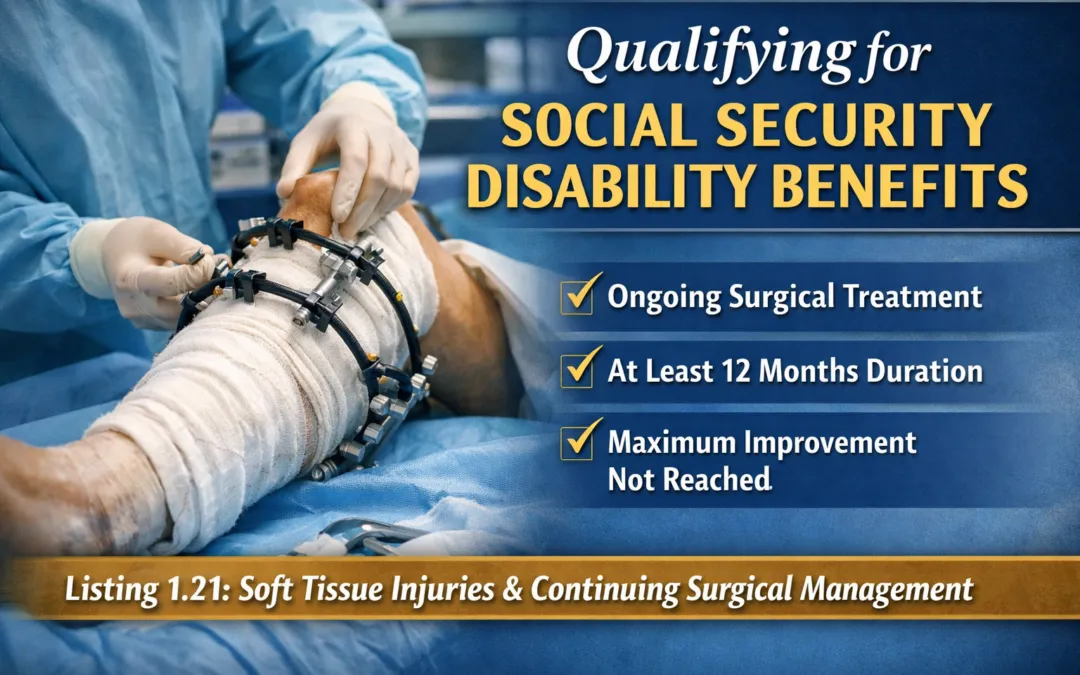When Soft Tissue Injuries Qualify for Social Security Disability Benefits