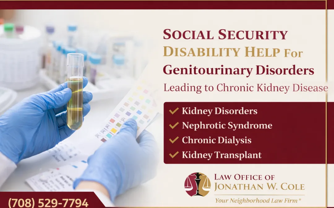 When Genitourinary Disorders Qualify for Social Security Disability Benefits