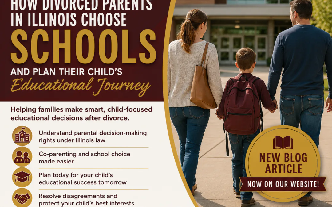 How Divorced Parents in Illinois Choose Schools and Plan Their Child’s Education