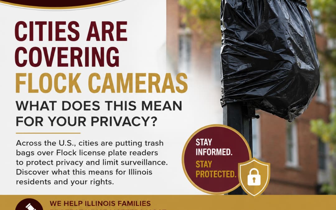 Why Some Cities Are Covering Flock License Plate Cameras With Trash Bags. What Illinois Families Should Know!