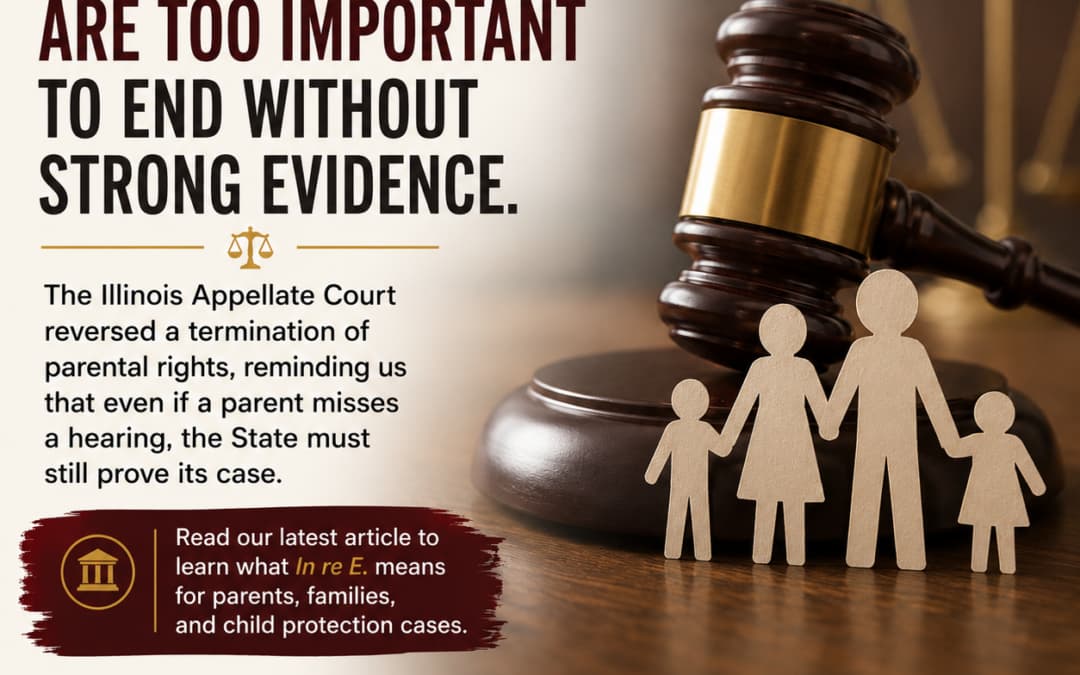 Illinois Appellate Court Reverses Termination of Father’s Parental Rights: What In re E. Means for Parents and Child Protection Cases