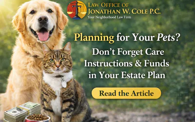 Planning for Your Pets: Why Care Instructions and Funding Belong in Your Estate Plan