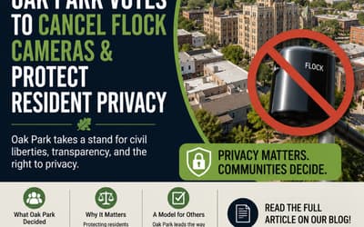 Oak Park Votes to Cancel Flock Cameras to Protect Residents’ Privacy
